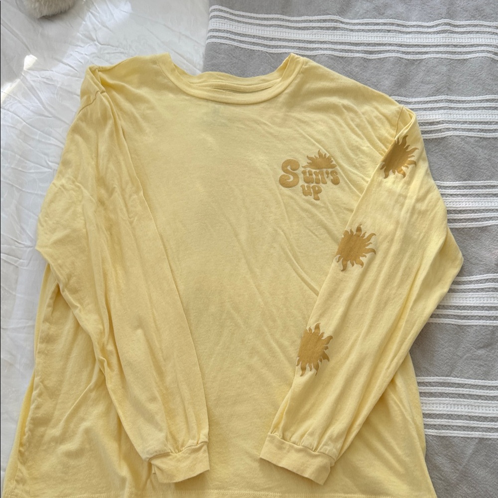 Billabong Yellow Long Sleeve Tee